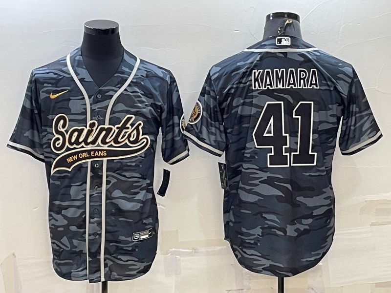 Men New Orleans Saints #41 Kamara Camo 2022 Nike Co branded NFL Jerseys